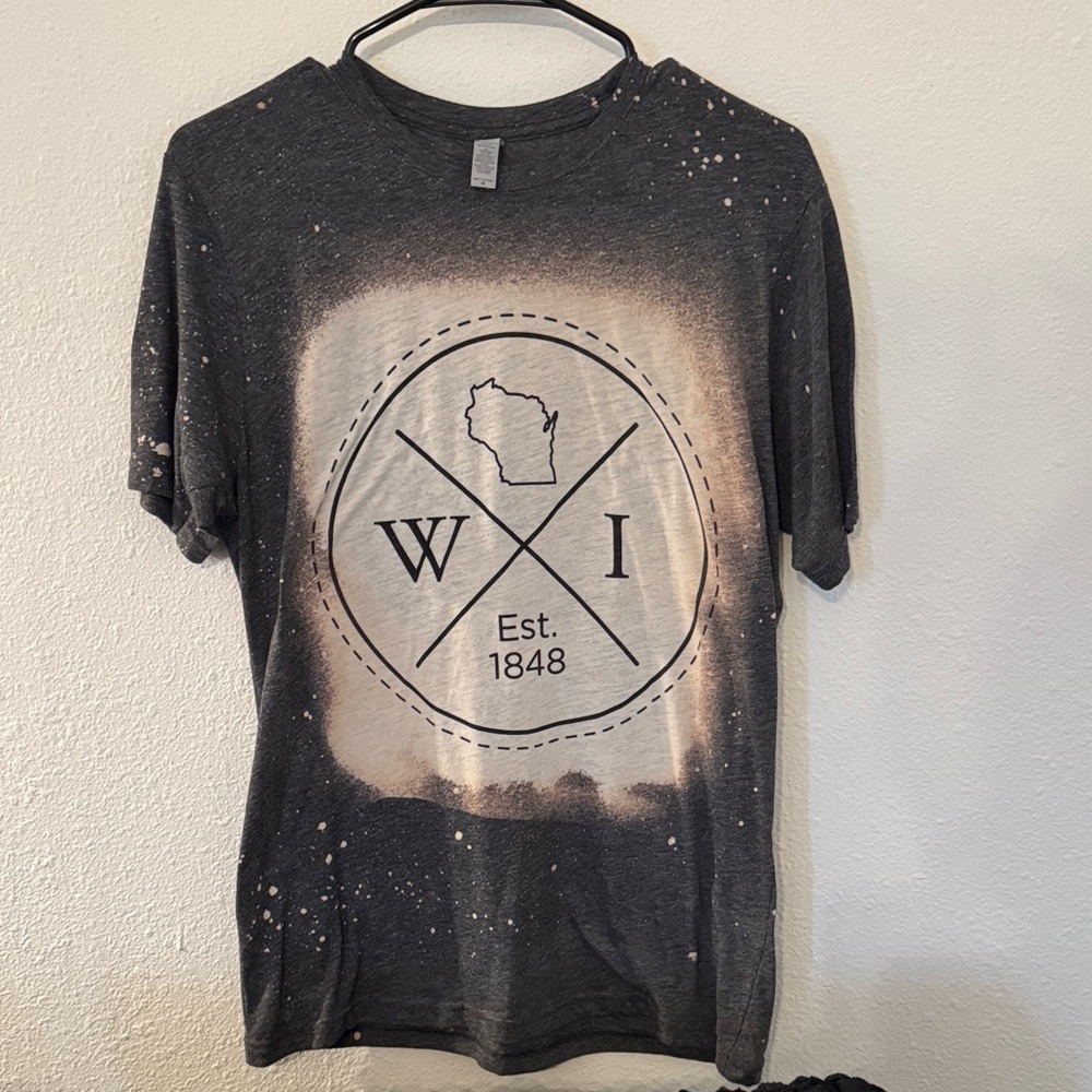 Graphic Tee with Wisconsin Design